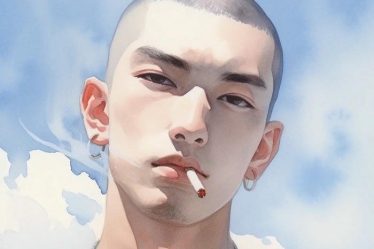 Anh avatar Tiktok chat nam dau troc deo khuyen tai