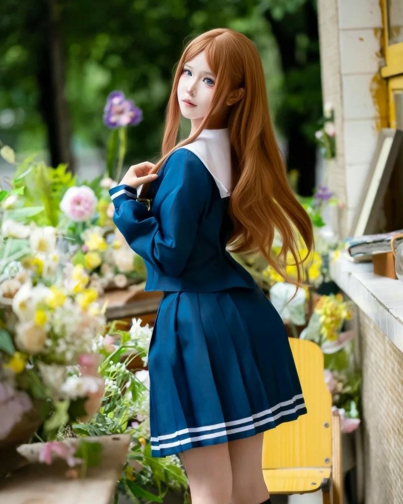 Hình ảnh cosplay học sinh 13