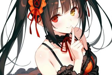 Date A Live Kurumi dua tay len moi bi an