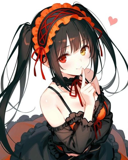 Date A Live Kurumi dua tay len moi bi an