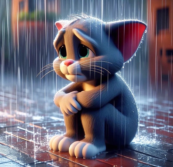 avatar mèo buồn 3