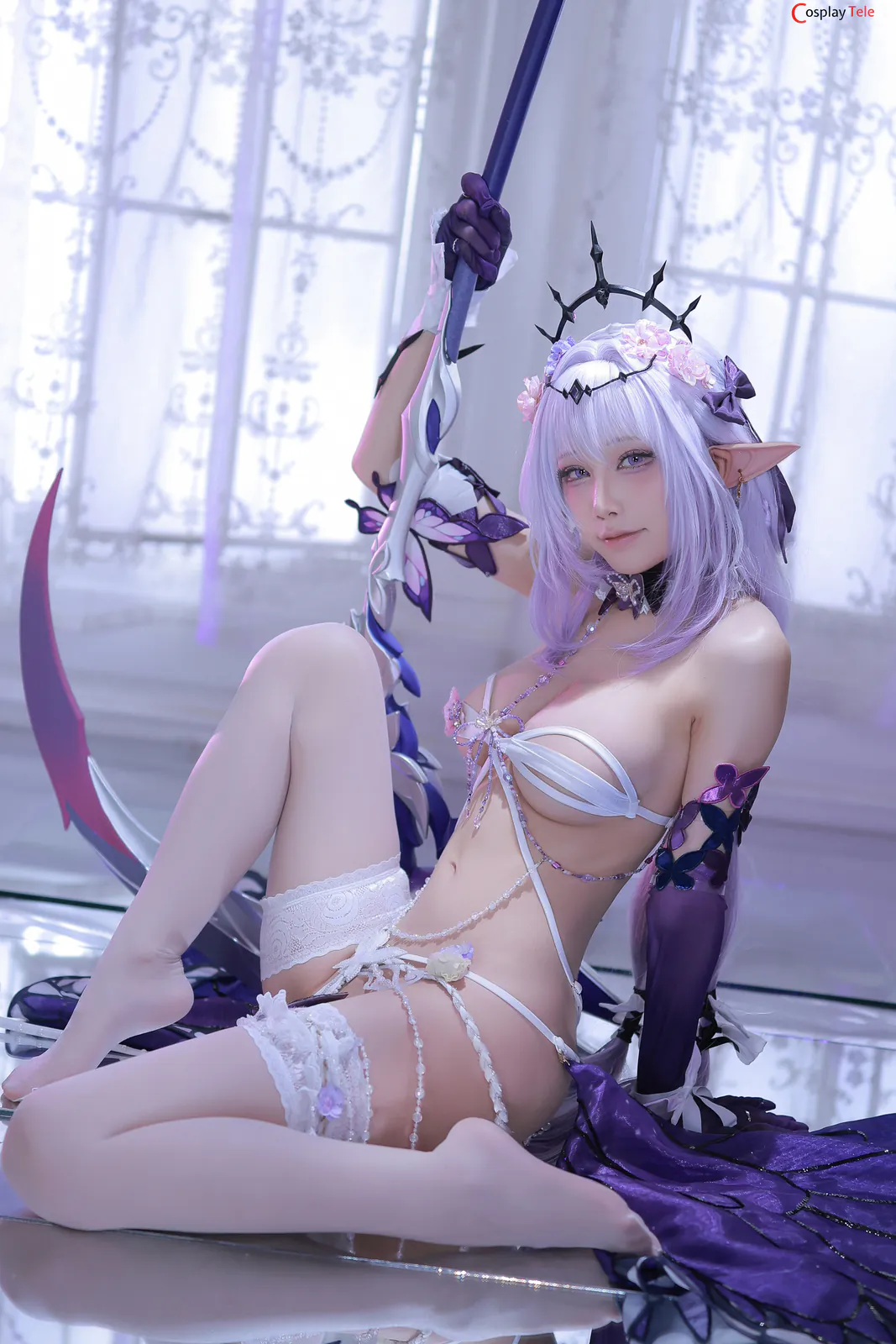 Aqua cosplay Castorice 8