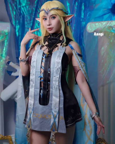 Asagi Kawaii cosplay Cartethyia Wuthering Waves 1 result