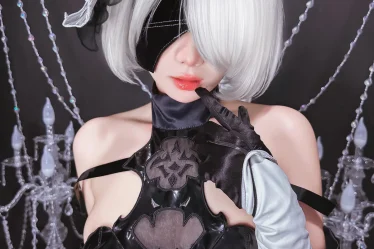 Pyoncos cosplay 2B NierAutomata 1 result