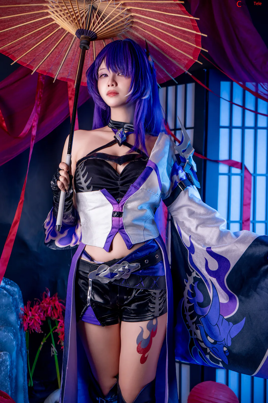 Pyoncos cosplay Acheron HonkaiStar Rail 1 result
