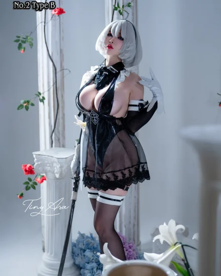 Tiny Asa cosplay 2B NierAutomata 1 result