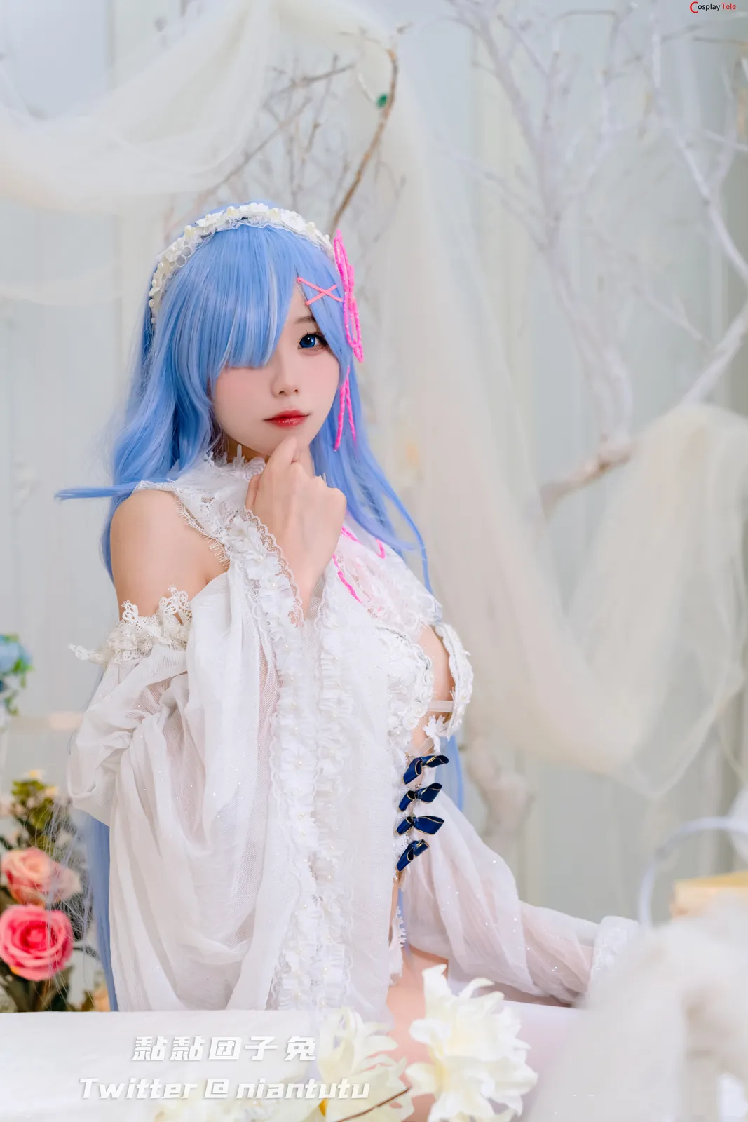 Yaokoututu cosplay Rem Bride 12