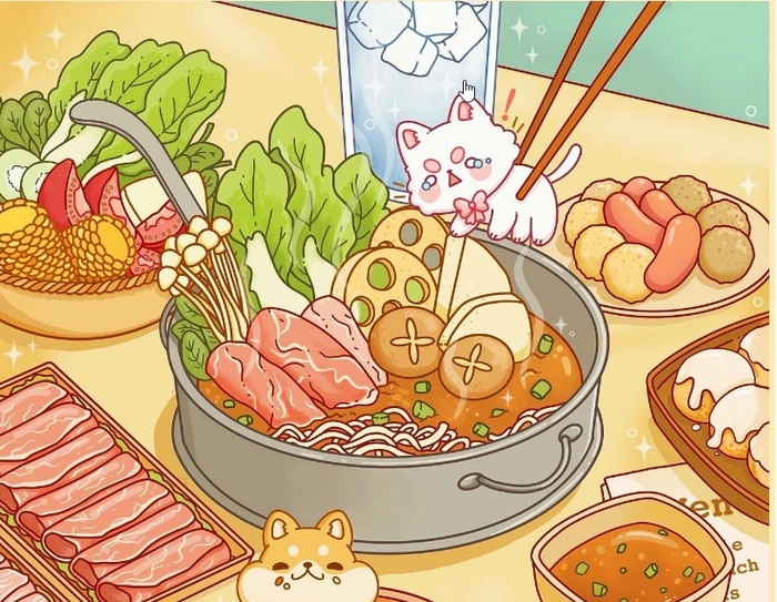 ảnh chibi food 7
