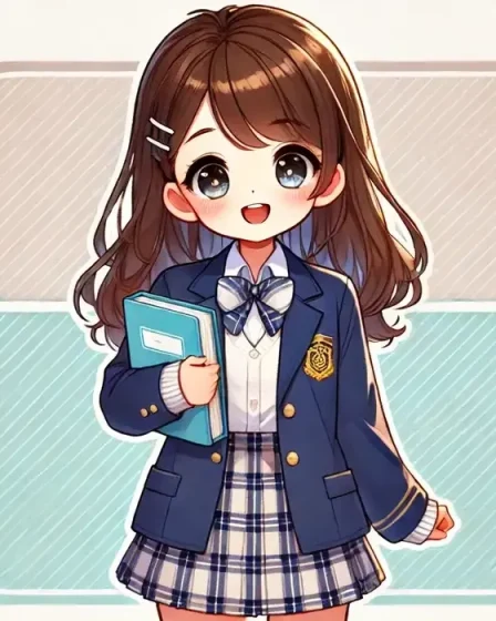 anh chibi nu hoc sinh 1
