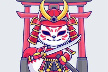 anh chibi samurai 01