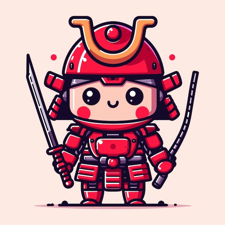 ảnh chibi samurai 8