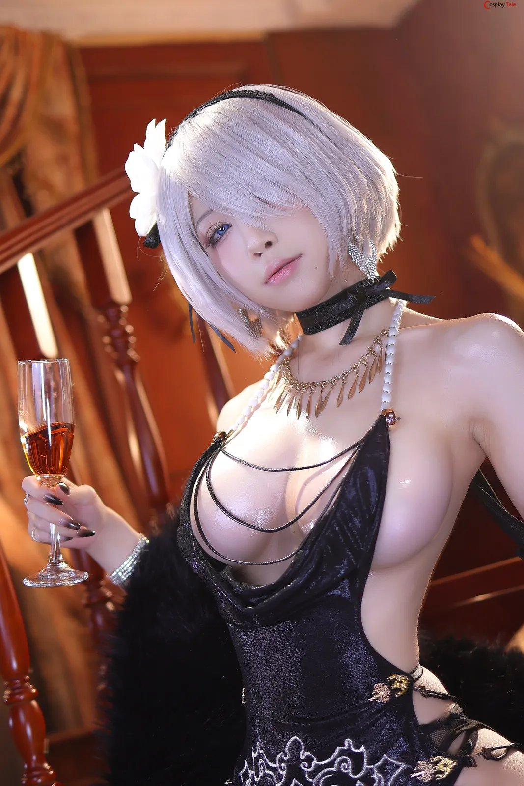 aqua cosplay 2B Dress 46