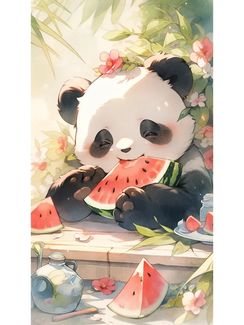 chibi panda 15