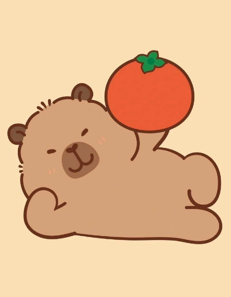hình ảnh capybara chibi 6
