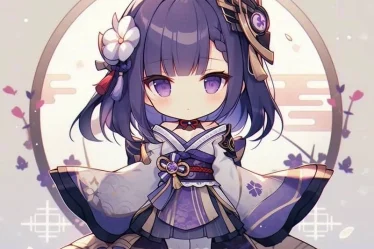 hinh anh chibi raiden shogun 13