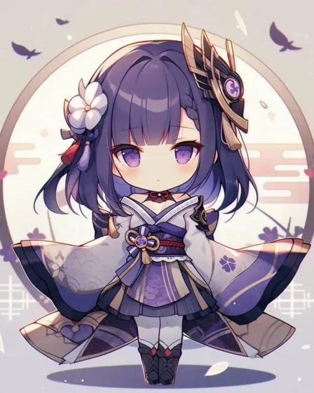 hinh anh chibi raiden shogun 13