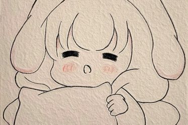 hinh ve anime nu don gian 1
