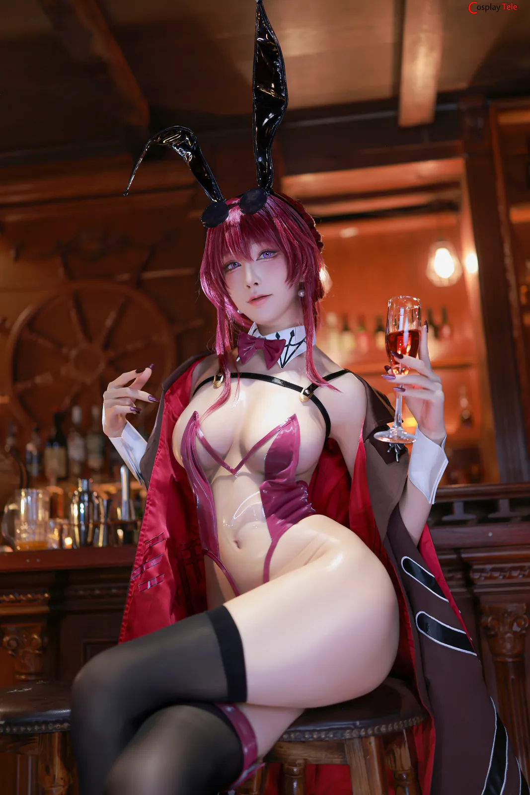 aqua cosplay Kafka Black Prom 45