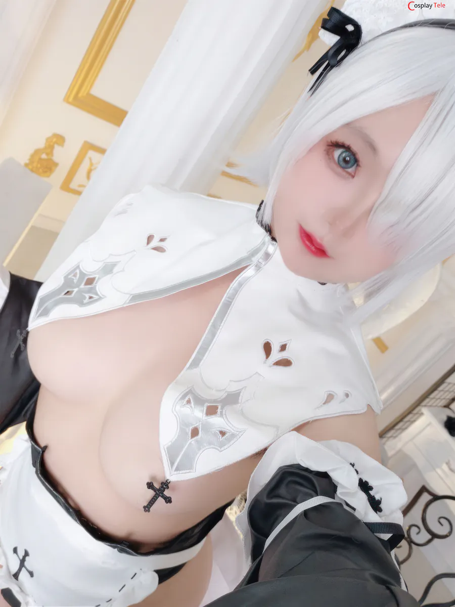 Rinaijiao cosplay 2B Milk Maid 59