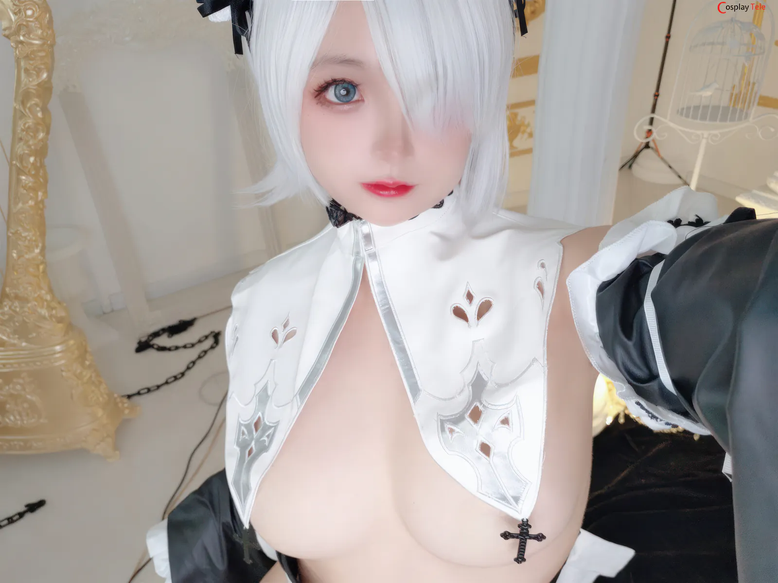 Rinaijiao cosplay 2B Milk Maid 70